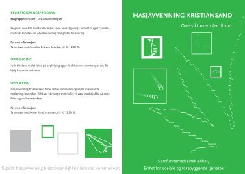 Folder Hasjavenning Kristiansand 2011