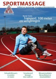 bewegen - Nederlands Genootschap voor Sportmassage NGS
