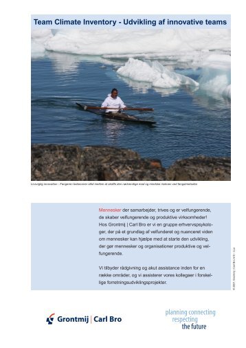 Team Climate Inventory - Udvikling af innovative teams