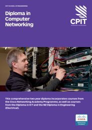 Diploma in Computer Networking - CPIT