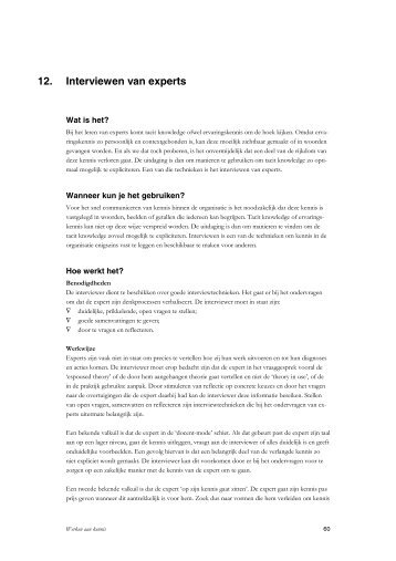 Download Tool Interviewen_van_experts.pdf (118 ... - Kessels & Smit