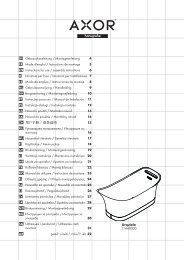 Инструкция по монтажу - Hansgrohe