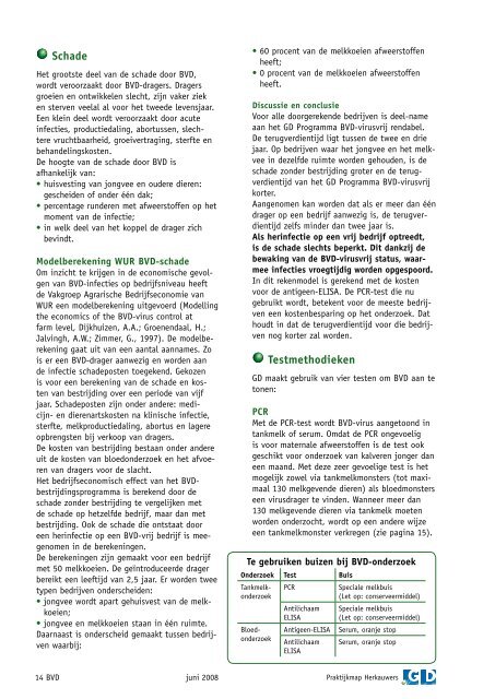 Bovine Virus Diarree (BVD) - Dierenarts Zutphen- Laren