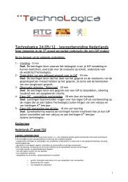 Technologica 24/05/12 – lesvoorbereiding Nederlands - RTC Oost ...