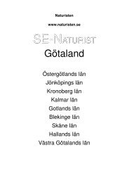 Götaland - NATURISTEN
