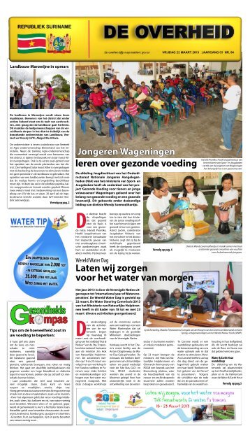 De Overheid Editie 84 - Gov.sr
