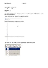 Geogebra opgaver: Opgave 1: - Steen Toft Jørgensen