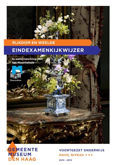 Kijkwijzer Havo Rijkdom En Weeldepdf Gemeentemuseum Den