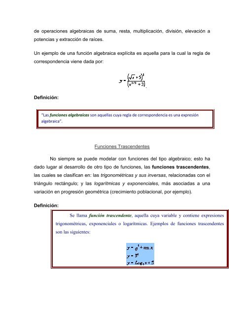 Función: Una función es una regla de ... - cursos o no. AIU