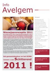 Nieuwjaarsreceptie 2011 - Avelgem