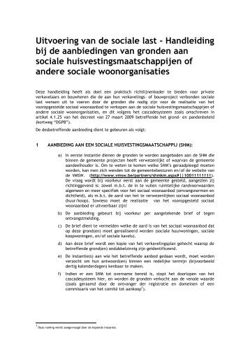 Uitvoering van de sociale last - Vlaamse Maatschappij voor Sociaal ...