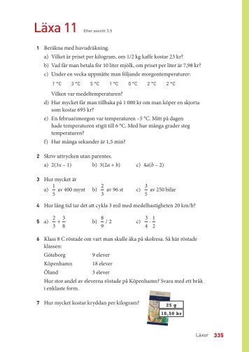 Läxa 11.pdf - Matematikboken XYZ