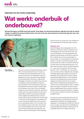 Wat werkt: onderbuik of onderbouwd? - Zij van boven