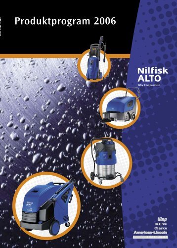 Tillbehör för professionella högtryckstvättar - Nilfisk-ALTO