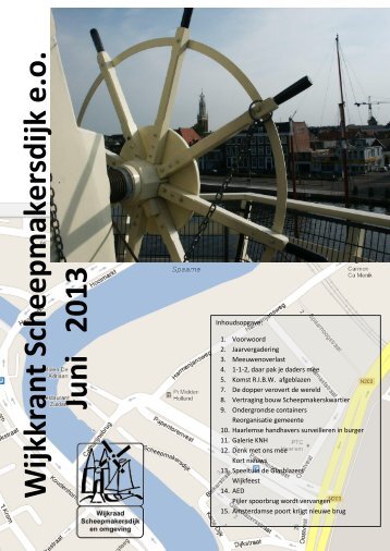 Juni 2013 Wijkkrant Scheepmakersdijk e.o. - Wijkraad ...