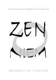 Zen Centrum PRAJNA nieuwsbrief Zenoniem nr. 33 - winter ... - Stiltij