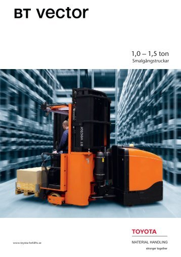 BT Vector broschyr - Toyota Material Handling Sweden