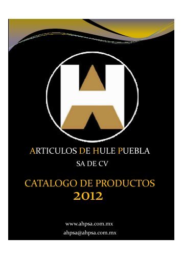 Versión PDF - Articulos de Hule Puebla SA de CV