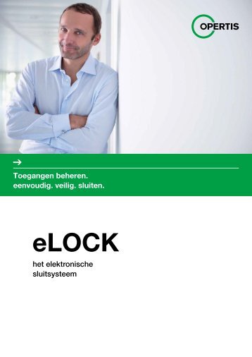 eLOCK – het elektronische sluitsysteem - Opertis GmbH