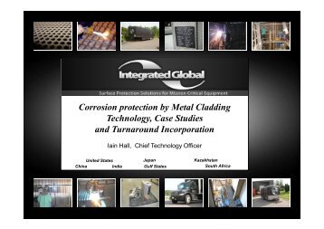 Corrosion protection by Metal Cladding Technology ... - Fleming gulf