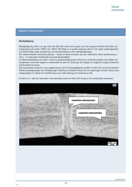 Teknisk information - Damstahl