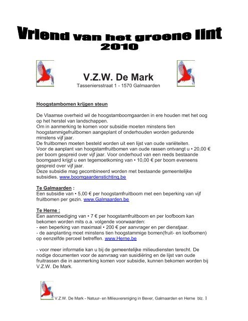V.Z.W. De Mark