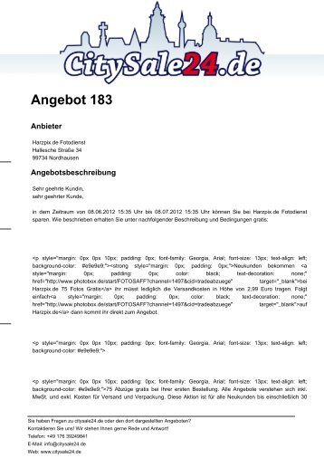 Angebot als PDF-Datei downloaden und ausdrucken