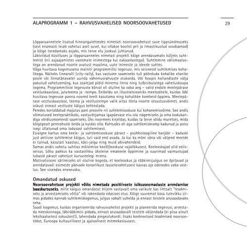 (2000-2002): Kogemus kogu eluks! - Euroopa Noored