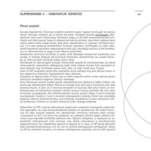 (2000-2002): Kogemus kogu eluks! - Euroopa Noored