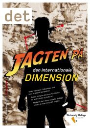 den internationale dimension - University College Sjælland