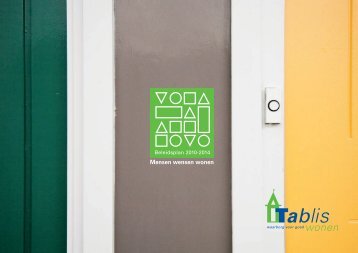 Beleidsplan 2010-2014 - Tablis Wonen