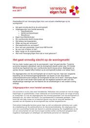 Lees meer hierover in Woonpeil mei 2011 - Vereniging Eigen Huis