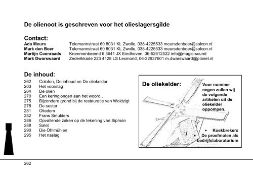 Olienoot Nr 8 Het Olieslagersgilde