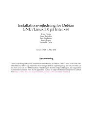 Installationsvejledning for Debian GNU/Linux 3.0 ... - archive - Debian