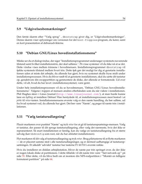 Installationsvejledning for Debian GNU/Linux 3.0 ... - archive - Debian