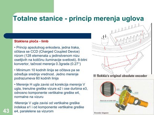 Koncepti automatizovanog pozicioniranja totalne stanice