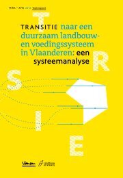 en voedingssysteem in Vlaanderen: een systeemanalyse