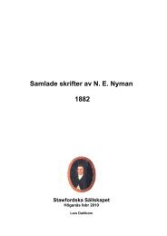 Samlade skrifter av N. E. Nyman 1882 - Stawfordska Sällskapet