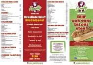 menu - Family, daar blijf je eten