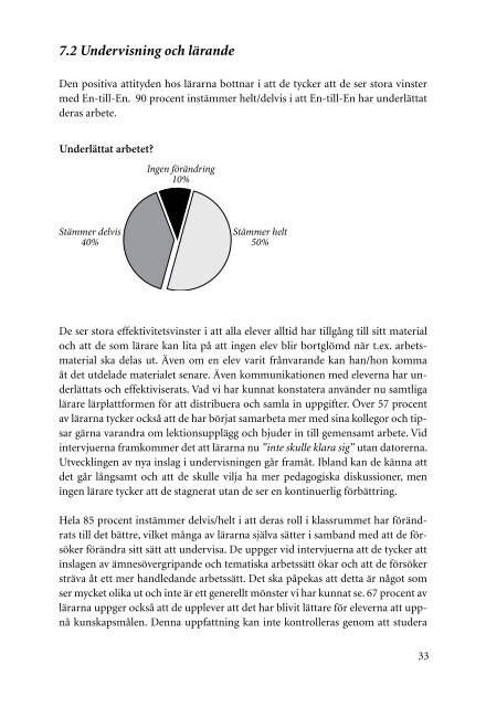 En egen dator i skolarbetet - redskap för lärande - e-pro