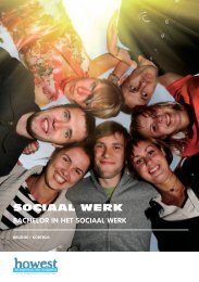 Opleidingsbrochure Sociaal werk - Howest.be