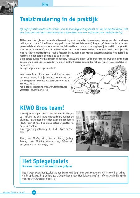 Kiwoord nr 22 - Koninklijk Instituut Woluwe