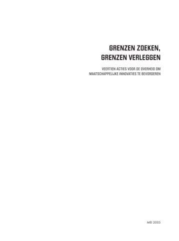 GRENZEN ZOEKEN, GRENZEN VERLEGGEN - Ketens & Netwerken