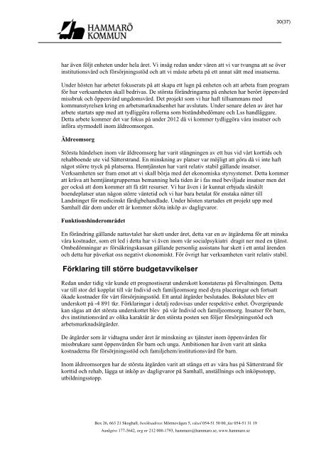 Läs nämndernas bilagor till årsredovisningen här (pdf) - Hammarö ...