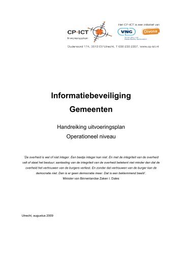 Informatiebeveiliging Gemeenten - Bkwi