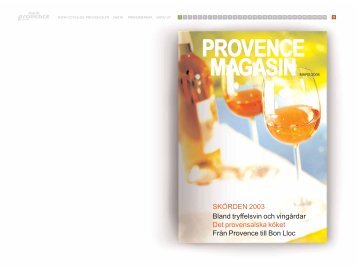 PROVENCE MAGASIN PROVENCE MAGASIN - Franska viner