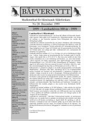 Nummer 20, december 1999 - Härnösands Släktforskare