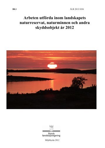 År 2012 - Ålands landskapsregering