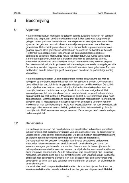 Bouwhistorische verkenning met waardestelling - Gemeente Vught