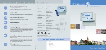 Hent teknisk brochure om Drymat System - Drytech